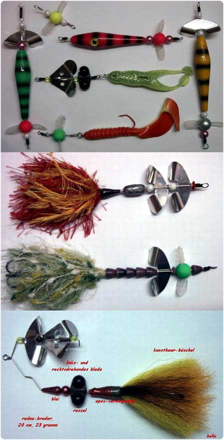 Bau des Buzzbaits