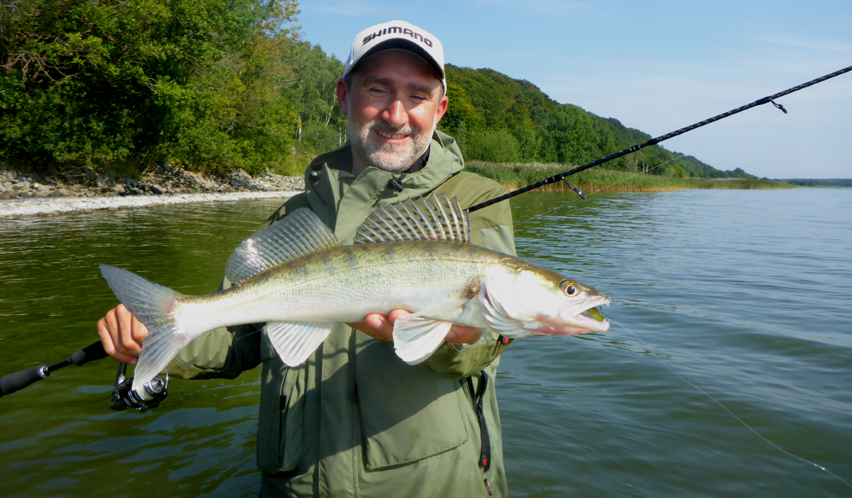 Kleiner Zetti auf den kleinen Rockvibe Shad.