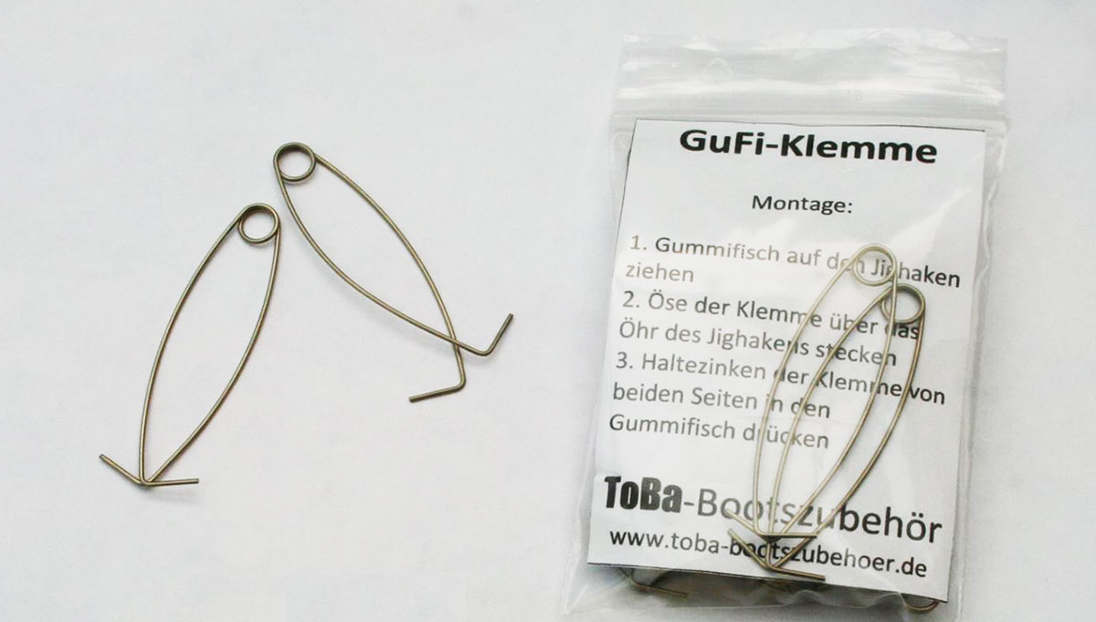 Gummifisch-Klemme