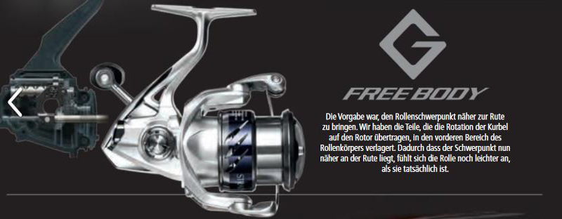 Shimano Sustain FI G Free Gehäuse