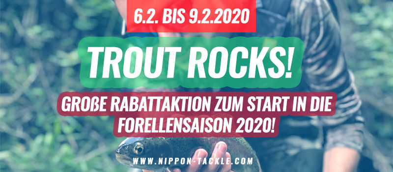 TROUT ROCKS! Große Rabattaktion zur Forellensaison 2020
