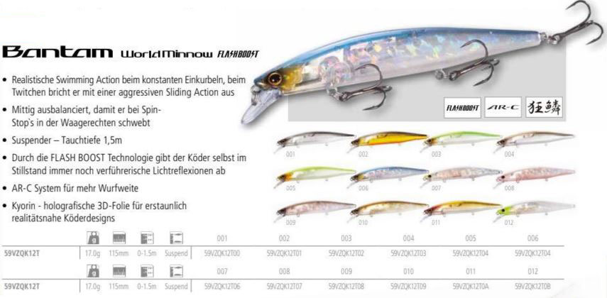 Shimaano Wobbler World Minnow